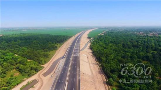 该项目已经施工完成的路段