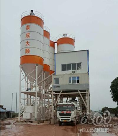 徐工“一站两用”搅拌站落户广西