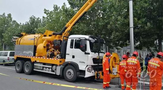 首都电力防汛，徐工排涝“巨无霸”首战强降雨！