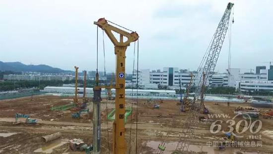 壮观!22台徐工旋挖钻机同时施工惊艳广州!