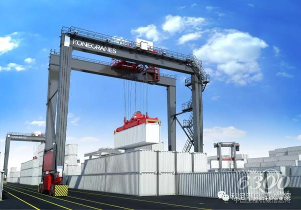 科尼轮胎式集装箱门式起重机(RTG)