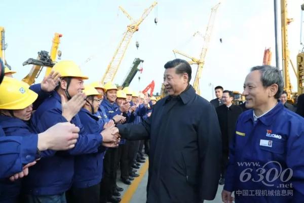 去年12月12日,习总书记考察徐工集团