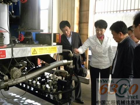 陕西省工信厅田力副厅长一行视察达刚路机