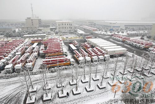 银装素裹的三一工业城