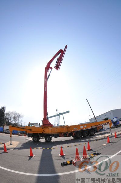 62米泵车在千叶县培训场