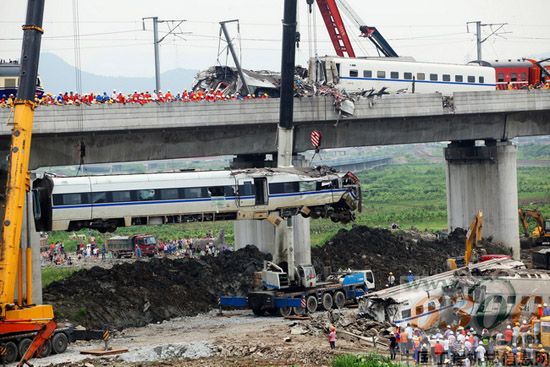 徐工,起重机,温州动车,救援