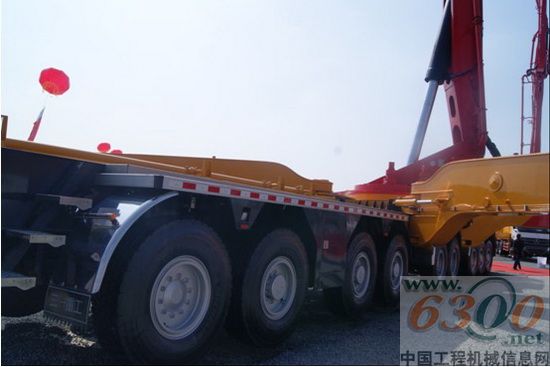 三一重工 86米泵车 米其林轮胎