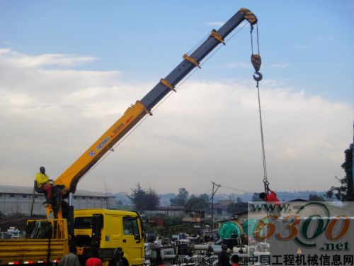 徐工随车吊埃塞展风采